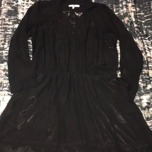 BCBGeneration Black Lace Detailed Dress